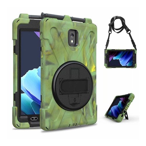 Coque De Téléphone Samsung Galaxy Tab Active 3 8.0 Sm T570 T575 T577 Sm-T570, Étui Résistant Aux Chocs Avec Support De Tablette En Silicone