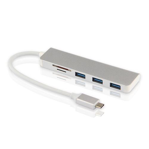 Adaptateur USB-C en alliage d'aluminium, HUB de Type C, 5 en 1, lecteur de carte Port USB 3.0 pour tablette PC ASUS Transformer 3 Pro T303 UA T304 T305CA