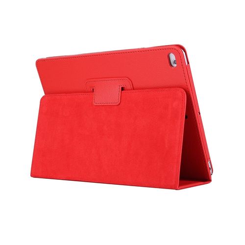 Housse De Tablette En Cuir Pu Mince Et Pliable Pour Ipad Air 3 2019 Pro 10.5, Étui De Style Litchi 10.2, 7e Génération
