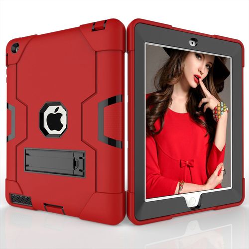 Coque De Protection Antichoc En Silicone Tpu + Pc Pour Ipad 3, Ipad 2, 3, 4, A1430, A1416, A1459, A1395