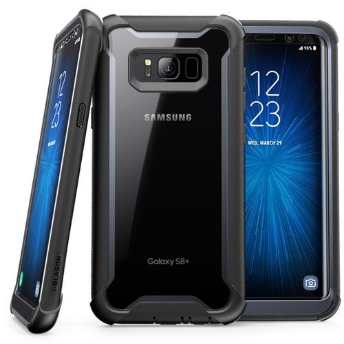 Coque Antichoc Intégrale Pour Samsung Galaxy S8 Plus, Étui Transparent Robuste Avec Protection D'écran Intégrée, Série Ares