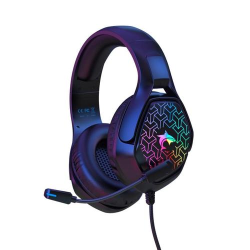 Casque filaire pour PC Gamer, 3.5mm, son Surround et HD, Microphone, pour ordinateur portable, tablette, lampe rvb