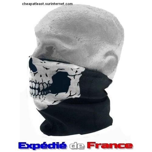 Cagoule Skull Type C- Noire pour cqb et extérieurs Top Airsoft