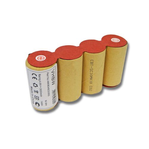 vhbw batterie NiMH 3000mAh (4.8V) pour balai électrique et robot ménager, remplace Kärcher ABS-K55