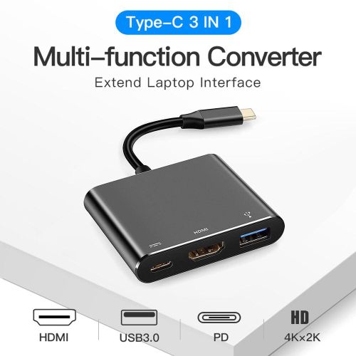 Adaptateur USB 3.0 Type C vers 4K pour Nintendo Switch, accessoires ménagers compatibles avec HDMI, pour ordinateur portable, téléphone, tablette