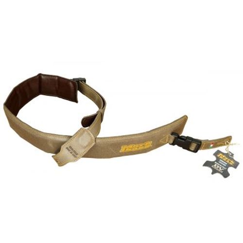 Markbass Strap M Mb Brown - Sangle En Cuir Largeur 65mm - Logo Markbass - Couleur Brune