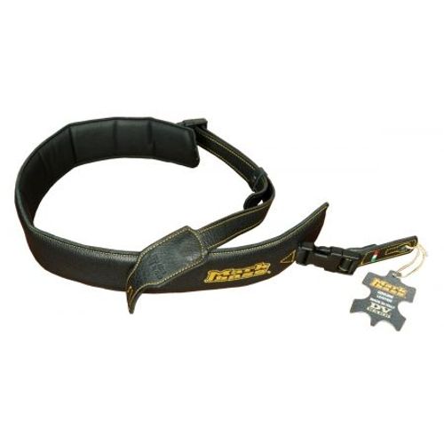 Markbass Strap M Mb Black - Sangle En Cuir Largeur 65mm - Logo Markbass - Couleur Noire
