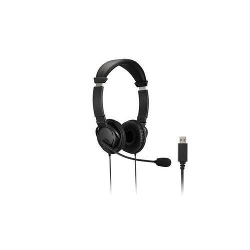 Kensington USB Hi-Fi Headphones - Écouteurs avec micro - sur-oreille - filaire - USB