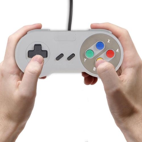 Manettes De Jeu Usb Classiques, 2 Pièces, Pour Super Nintendo Snes, Pc, Mac, Psp, Systèmes D'exploitation, Jeux, Accessoires De Téléphone