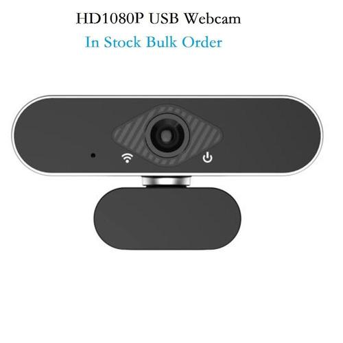 Webcam Full HD 1080p, 1920x1080p, Microphone HD, caméra Web avec pilote USB, pour ordinateur portable et de bureau, accessoire, livraison directe, en Stock