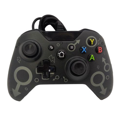 Manette De Jeu Filaire Usb Pour Xbox One Slim, Joystick Portable À Double Vibration Pour Microsoft Xbox One Slim