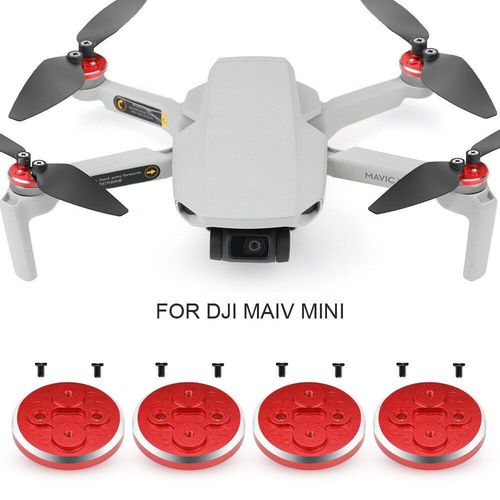Couvercle De Protection Moteur En Alliage D'aluminium, 4 Pièces, Capuchon Anti-Poussière, Protecteur Pour Mini Drone Dji Mavic-Générique
