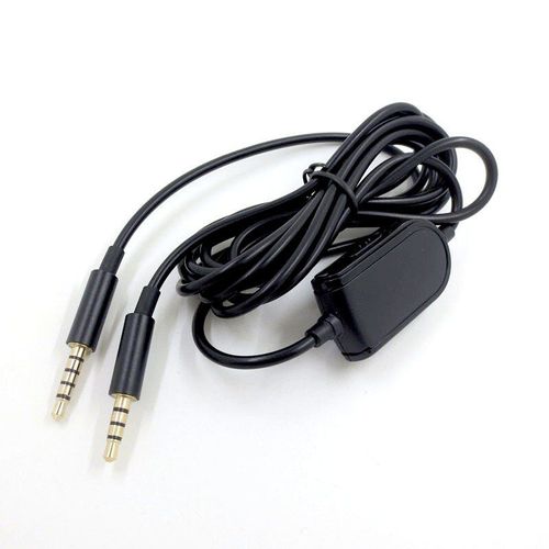 Séparateur de casque de jeu noir, Extension de câble Audio Durable pour Astro A10 A40 A30 A50, 2M 3.5mm