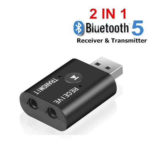 Récepteur et transmetteur Audio sans fil, Bluetooth 5.0, 2 en 1, RCA, Jack 3.5mm, AUX, musique stéréo, adaptateur USB pour TV, voiture, haut-parleur, PC