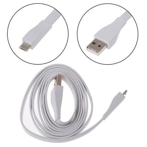 Câble Micro USB Flexible 1.2m, cordon d'extension pour PC Logitech UE BOOM MEGA, transfert de données, haut-parleur Bluetooth sans fil