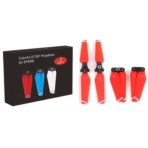 Hélices Brdrc 2 Paires/Ensemble 4730f Pour Drone Dji Spark, Accessoires De Lames Pliables À Dégagement Rapide, 3 Couleurs Disponibles-Générique