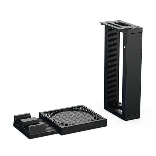 Support Vertical Avec Ventilateurs, Support De Refroidissement Pour 14 Disques, Double Chargeur Pour Console De Jeu Xbox Series X S