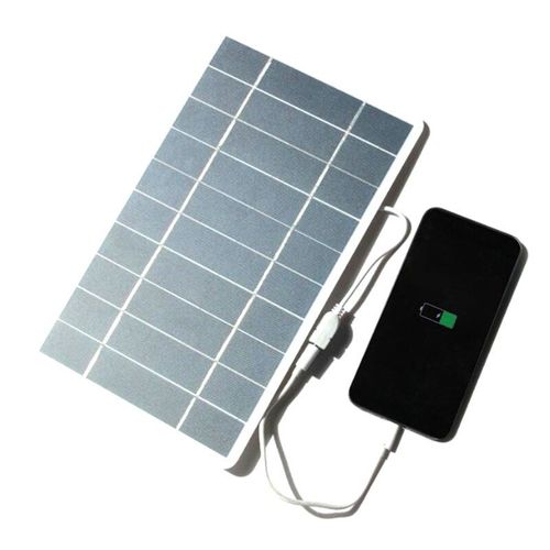Panneau Solaire Portable 8w Avec Port De Sortie Usb, Chargeur Flexible Pour L'extérieur, Batterie Utilisée Pour Téléphone Portable
