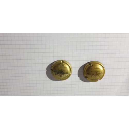 A Voir ! Lot Interessant De 2 Anciennes Capsules Canard Duchene !