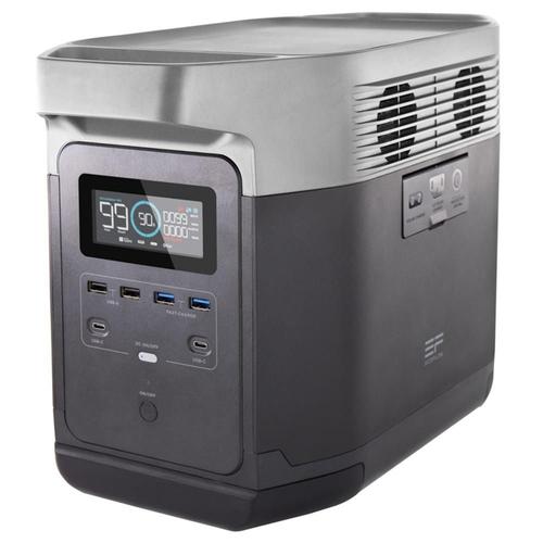 EcoFlow DELTA 1300 Station d'alimentation d'urgence mobile extérieure portable Capacité 1260Wh EFDELTA Charge rapide solaire Prise de courant alternatif 6 x 1800W - Noir