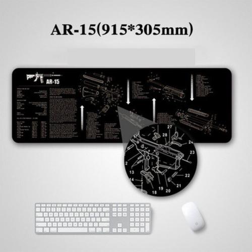 Grand tapis de souris pour ordinateur Gamer, accessoire de bureau pour CS GO