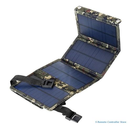 Panneau Solaire Flexible 20w, Usb, Pliable, Étanche, 5v, Chargeur De Téléphone Portable