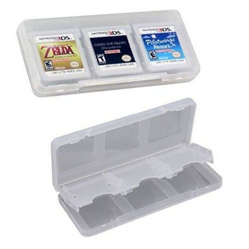 Boîte De Rangement De Cartes De Jeu En Plastique Dur 6 En 1, Étui De Protection Transparent Pour Nintendo 2ds Nds Ndsl Ndsi New 3ds Ll/Xl 3dsxl 3dsll