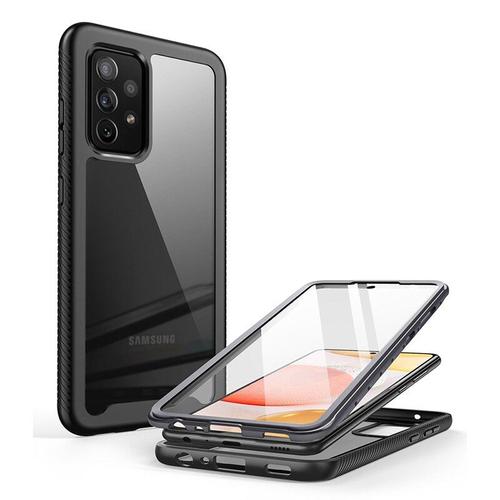 Coque Complète Antichoc Transparente Pour Samsung Galaxy A72 (2021), Étui Pour Identification Par Empreinte Digitale