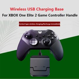 Support De Base De Chargement Usb Sans Fil Pour Manette De Jeu Xbox One Elite 2, Chargeur De Poignée, Double Station Type-C, Pièces D'interface