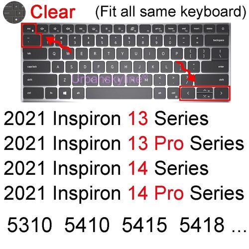 Étui De Protection Pour Clavier Dell Inspiron, Film De Protection Pour Ryzen, Série Pro, 13, 14, 3000, 5000, 7000, 3442, 5310, 5410, 5415, 5418