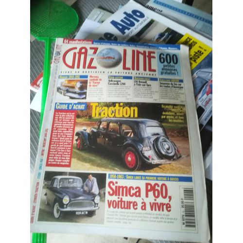 Gazoline 6 De 1995 Mercury,Simca P60,Citroen Traction