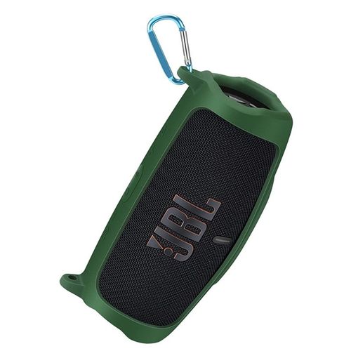 Housse De Protection Avec Bandoulière Et Mousqueton Pour Jbl Charge 5, Sac De Voyage Portable (Vert)