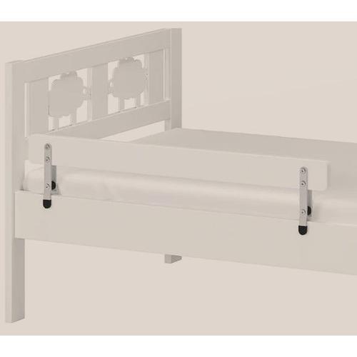 Barre de lit en bois enfant Ikea VIKARE couleur blanc