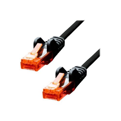 ProXtend - Cordon de raccordement - RJ-45 (M) pour RJ-45 (M) - 7 m - 5 mm - UTP - CAT 6 - IEEE 802.3af - démarré, sans crochet, bloqué - noir