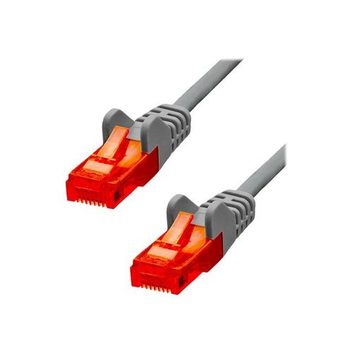 ProXtend - Cordon de raccordement - RJ-45 (M) pour RJ-45 (M) - 7 m - 5 mm - UTP - CAT 6 - IEEE 802.3af - démarré, sans crochet, bloqué - gris