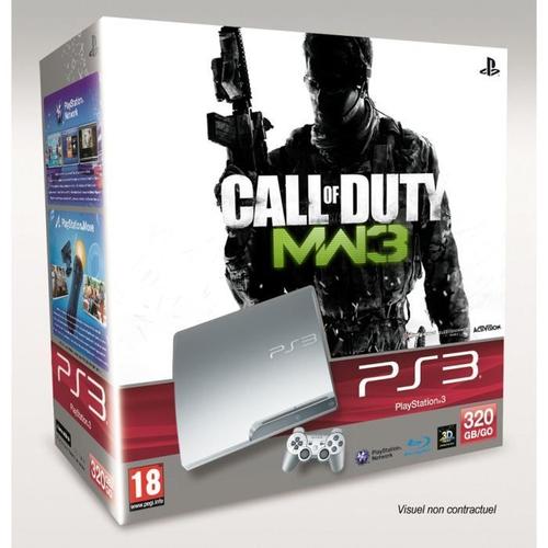 Console Sony Ps3 Slim 320 Go Silver + Call Of Duty Modern Warfare 3 Playstation 3 Sony