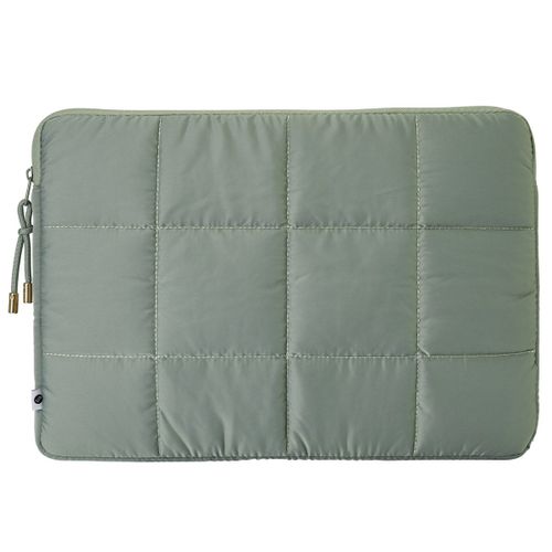 Selencia Pochette ordinateur Puffy 13-14 pouces Sage Green
