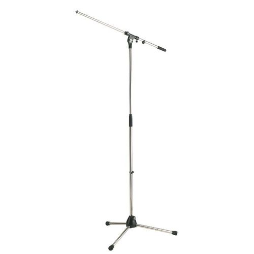 Konig & Meyer 21020 pied de micro nickel avec perche (réglage silencieux)