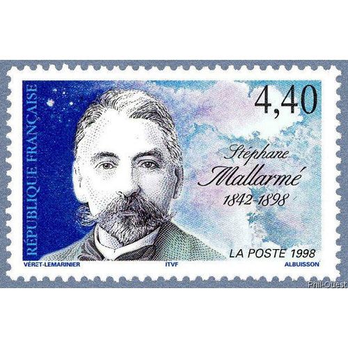Timbre De 1998 Stéphane Mallarmé 1842-1898 3171