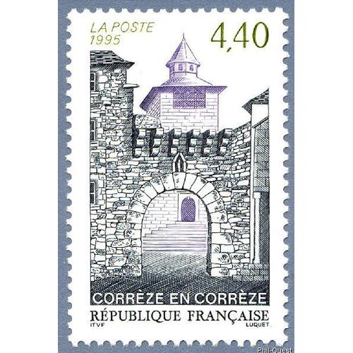 Timbre De 1995 Corrèze En Corrèze 2957