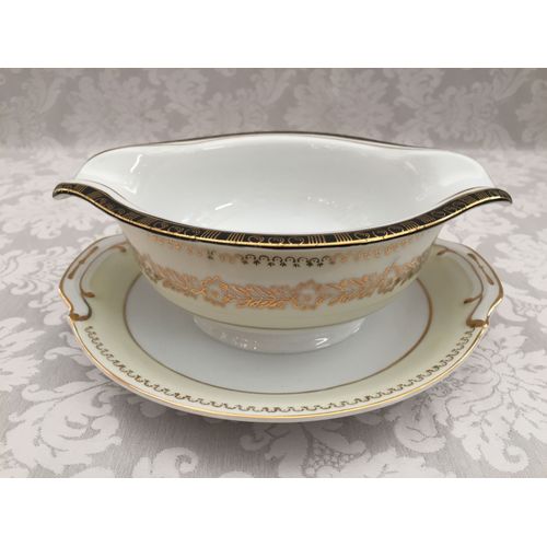 Ancienne Saucière Saucier Porcelaine De Luxe Vintage Made In Japan King China 