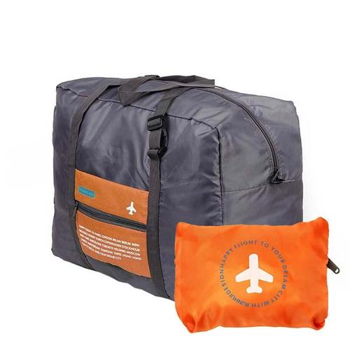 Sac de sport pliable avec sac de rangement - Orange