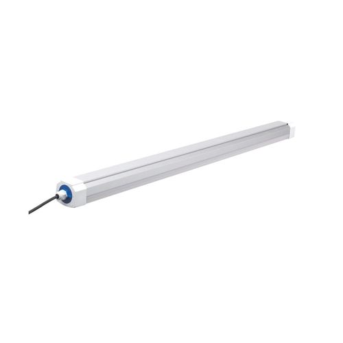 Réglette Étanche Led 40w 150lm/W Aluminium 120cm Ip65 Raccordable Dimmable 1-10v Blanc Neutre 4000k