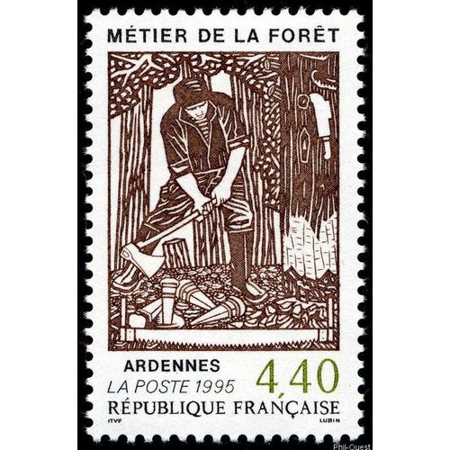 Timbre De 1995 Métiers De La Forêt - Ardennes 2943