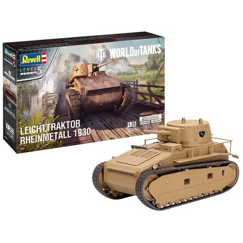 Maquettes Leichttraktor Rheinmetall 1930 "World Of Tanks-Revell