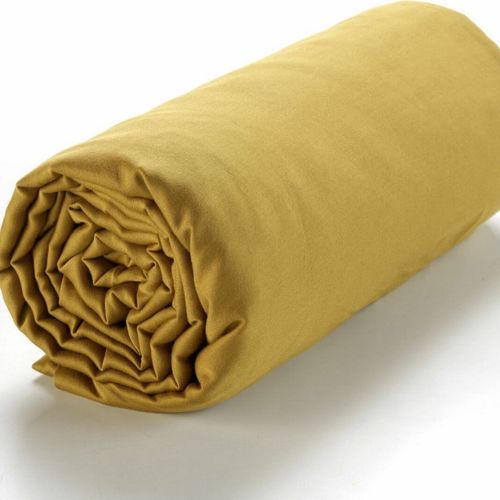 Drap Housse 140x190 +30 Cm Satin De Coton Bronze