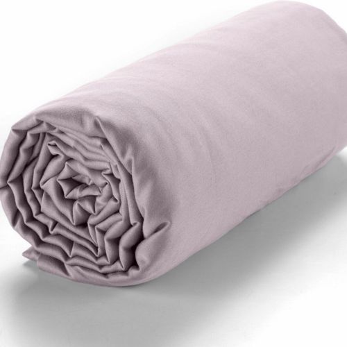 Drap Housse 140x190 +30 Cm Satin De Coton Tourterelle