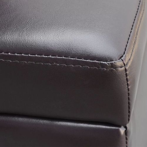 Long Banc De Rangement Bois Marron