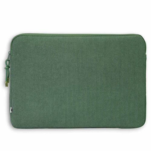 Selencia Pochette ordinateur Corduroy 15-16 pouces Sage Green