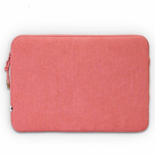 Selencia Pochette ordinateur Corduroy 13-14 pouces Old Pink